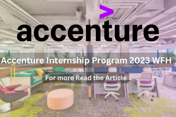 Accenture Internship Program 2023