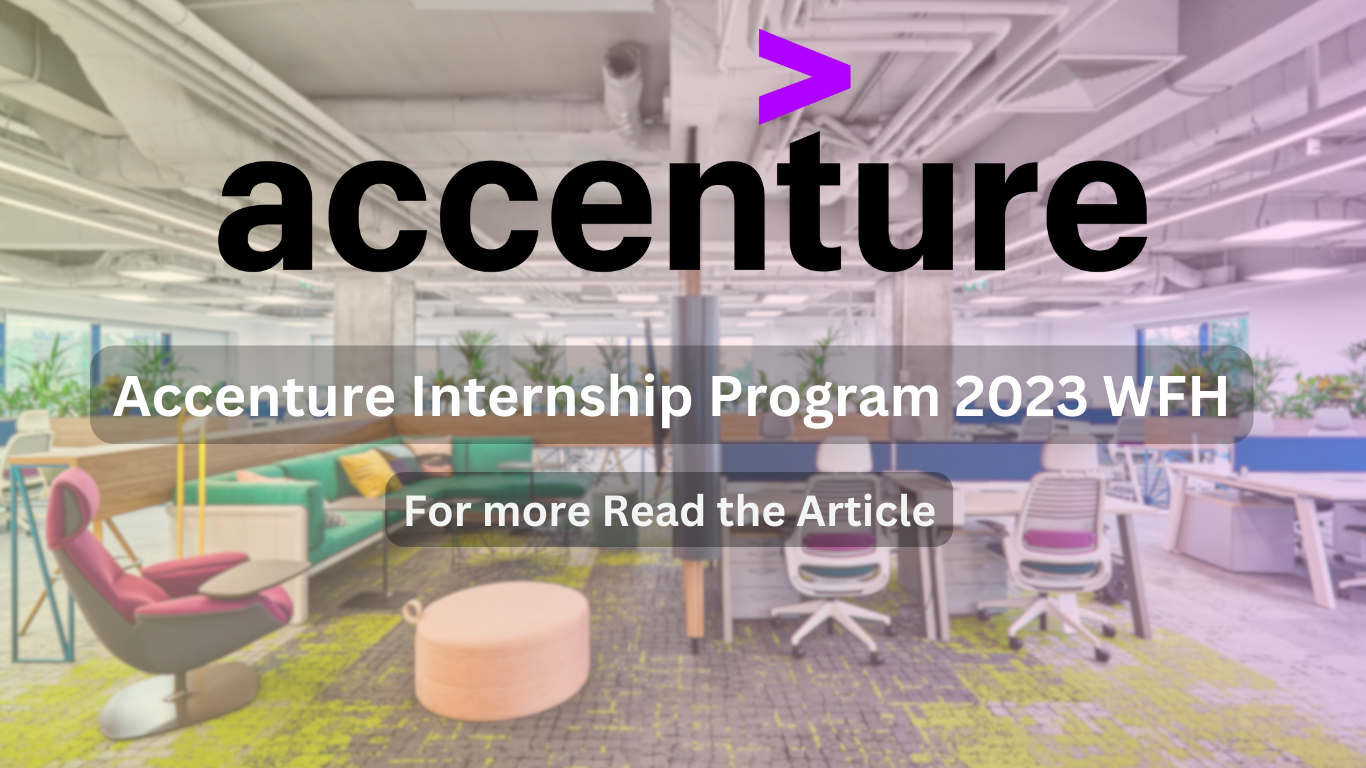 Accenture Internship Program 2023