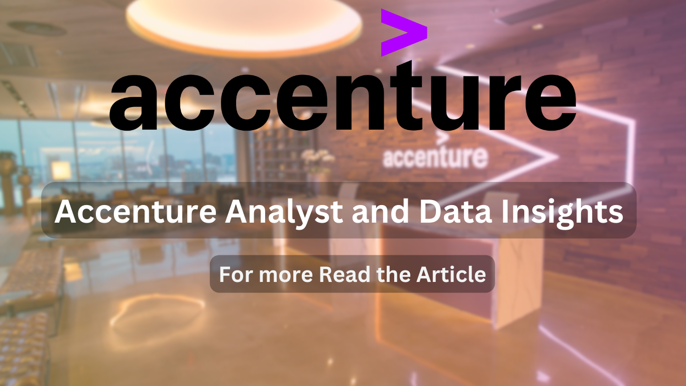 Accenture analyst and data insights
