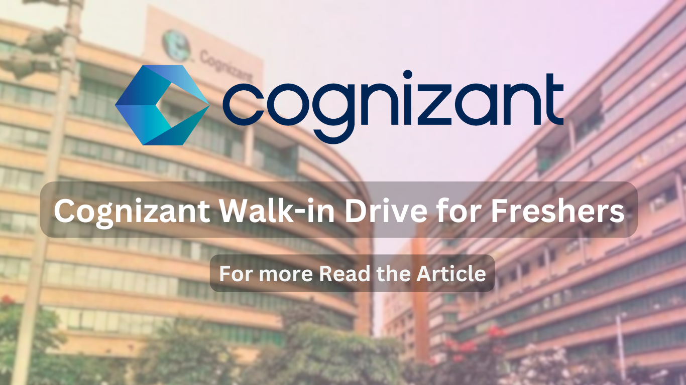 Cognizant Recruitment for 300 posts