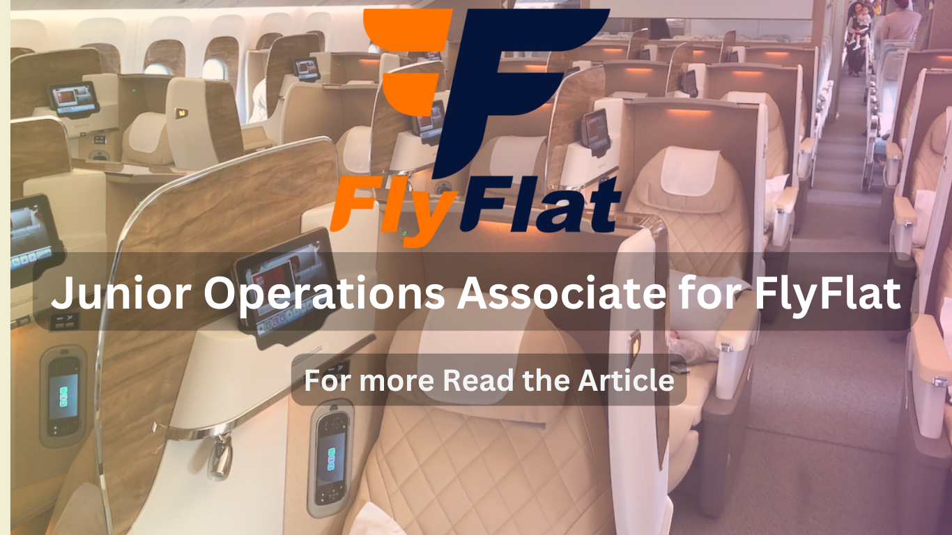 Junior Operations Associate for FlyFlat