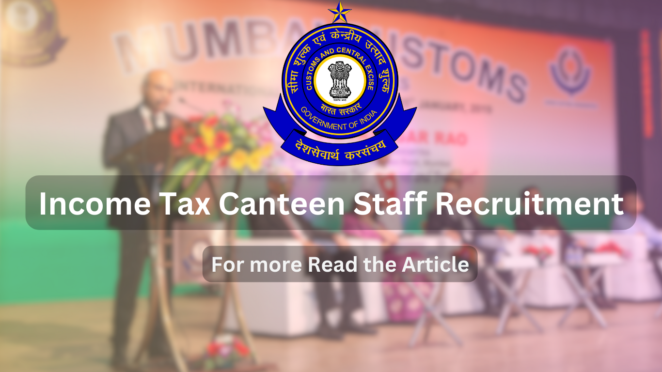 Recruitment of Canteen Staff