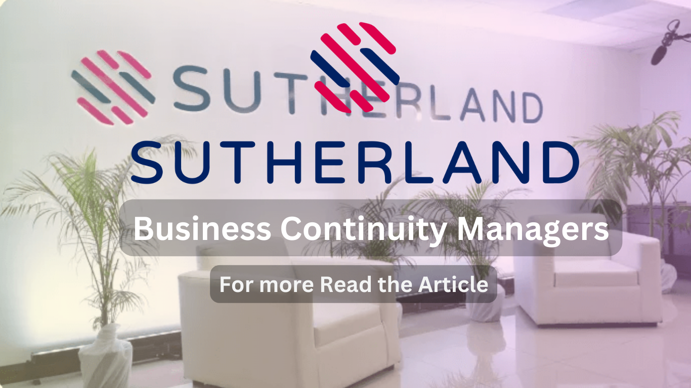 sutherland-Business Continuity Managers work from home