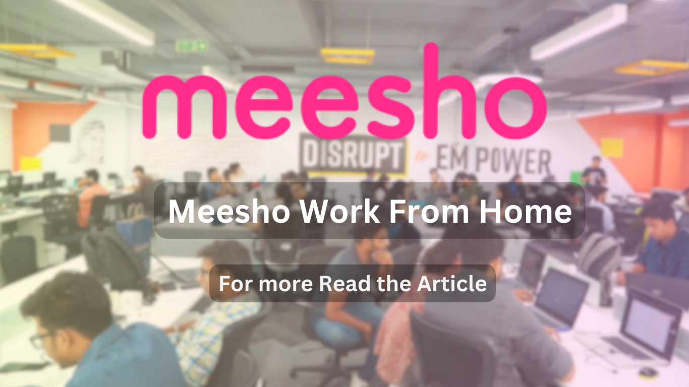 meesho Work From Home