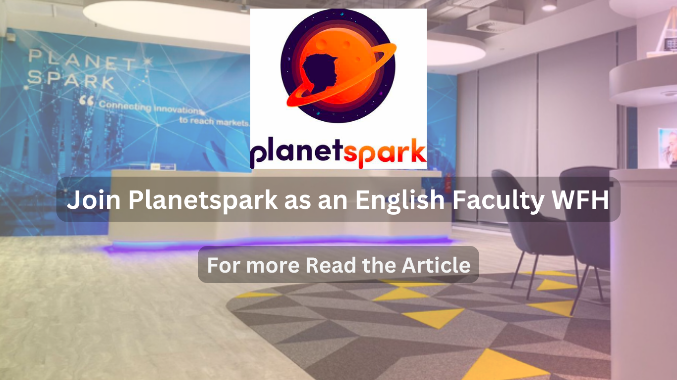 Planetspark as an English Faculty