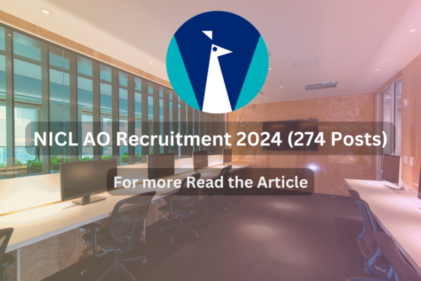 NICL AO Recruitment 2024