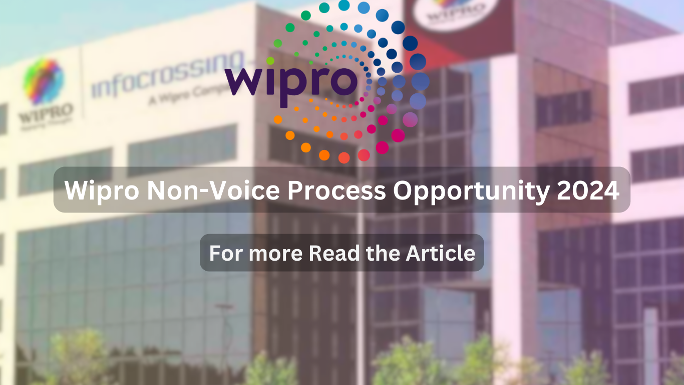 Wipro Non-Voice Process Opportunity
