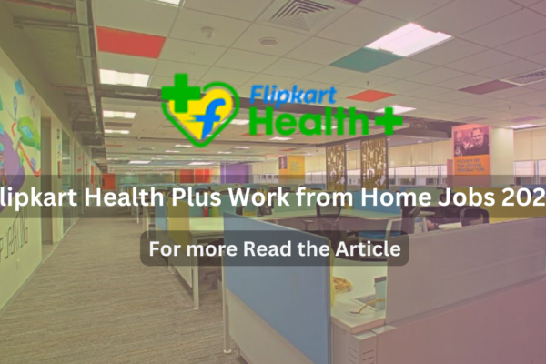 Flipkart Health Plus Work from Home Jobs 2024